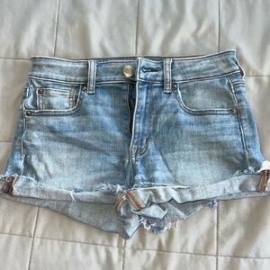 AE Super Super Stretch Denim Shorts